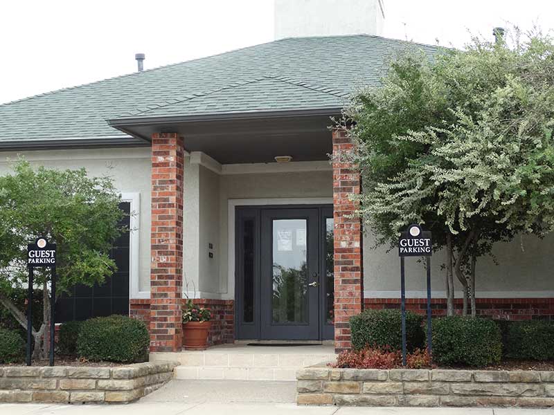 Fox Hollow Townhomes Clubhouse Exterior View