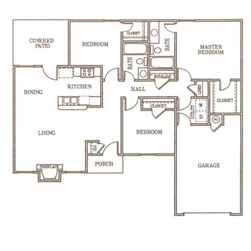 Fox Hollow Townhomes plan c
