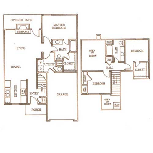 Fox Hollow Townhomes plan e